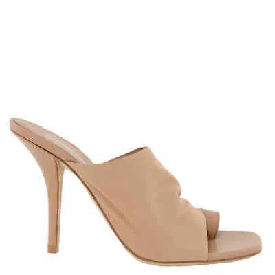 BURBERRY BURBERRY TALLIA STRETCH TOE-RING MULE SANDALS