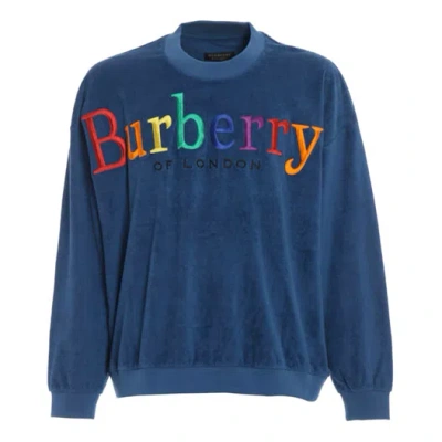 BURBERRY Burberry terrycloth sweatshirt 'Blue'