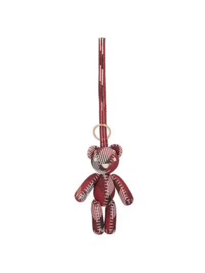 BURBERRY "THOMAS" TEDDY BEAR KEYRING CHARM