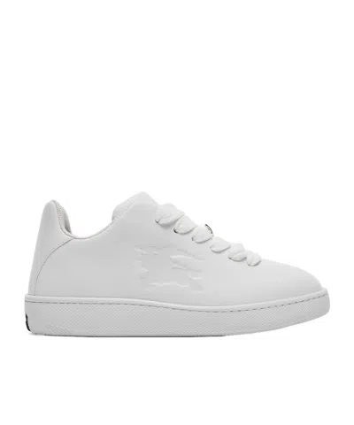 BURBERRY RBERRY BOX EKD EMBOSSED LOW-TOP SNEAKERS
