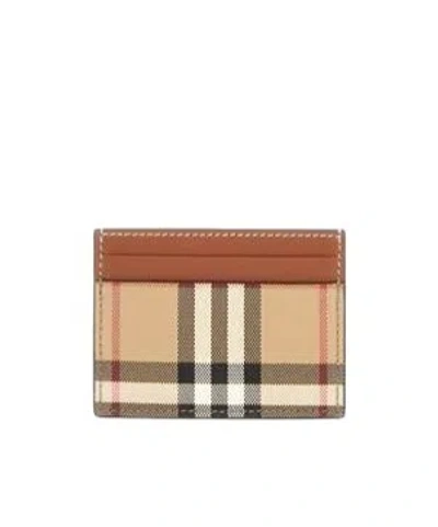 BURBERRY BURBERRY VINTAGE CHECKED OPEN TOP CARD HOLDER