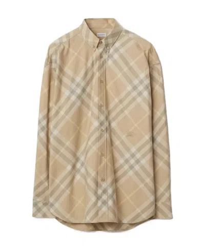 BURBERRY BURBERRY LONG-SLEEVED CHECKED SHIRT