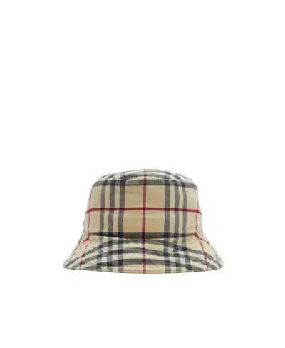 BURBERRY BURBERRY CHECKED BUCKET HAT