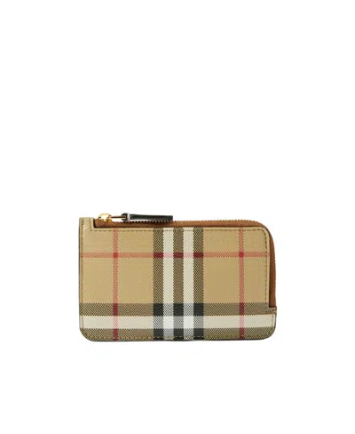 BURBERRY BURBERRY VINTAGE CHECKED ZIPPED CARDHOLDER