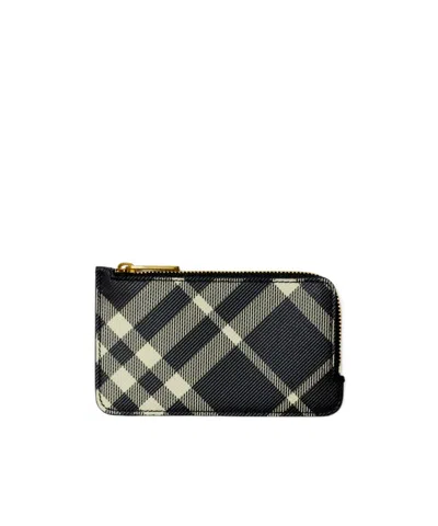 BURBERRY BURBERRY VINTAGE CHECK ZIPPED WALLET