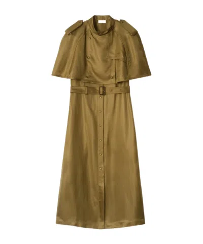 BURBERRY BURBERRY BELTED WAIST TRENCH DRESS