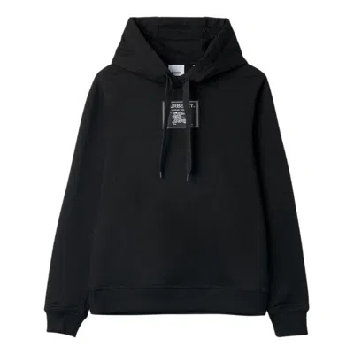 BURBERRY (WMNS) Burberry Prosum Label Hoodie 'Black'