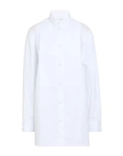 BURBERRY BURBERRY WOMAN SHIRT WHITE SIZE 6 COTTON