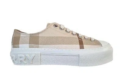 BURBERRY BURBERRY WOMEN'S SHOES SNEAKERS IN COTTON 8065647 ROPE CHECK