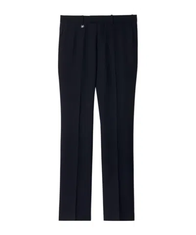 BURBERRY WOOL MOHAIR TAILORED TROUSERS