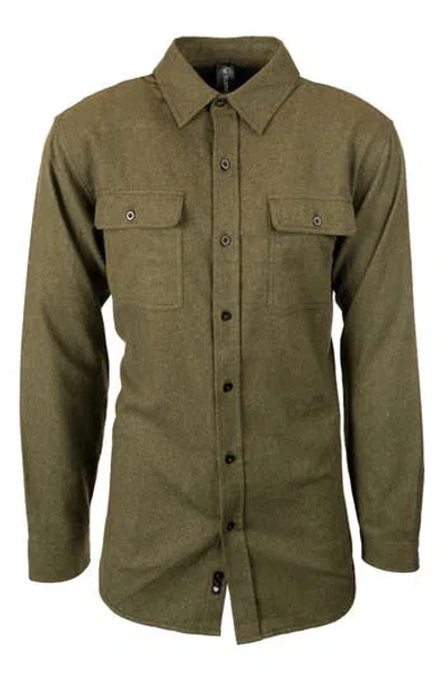 BURNSIDE BURNSIDE YARN DYE FLANNEL BUTTON-UP SHIRT