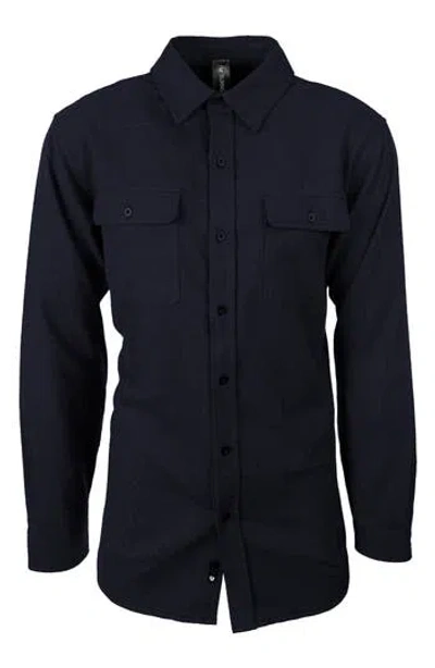 BURNSIDE BURNSIDE YARN DYE FLANNEL BUTTON-UP SHIRT