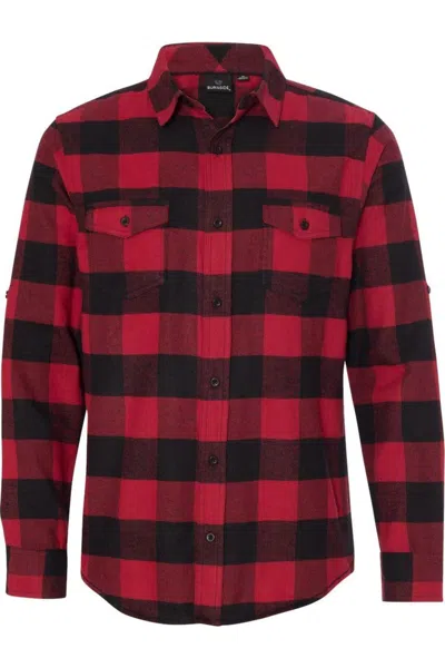 BURNSIDE YARN-DYED LONG SLEEVE FLANNEL SHIRT