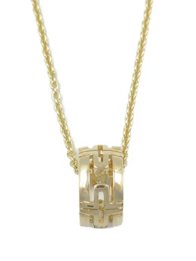 BVLGARI 10'S 18KT YELLOW GOLD PARENTESI NECKLACE