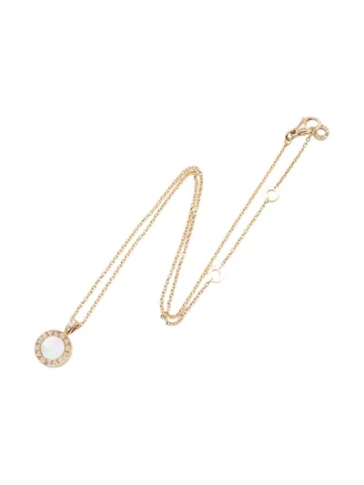 BVLGARI 2010S 18K ROSE GOLD DIAMOND AND ONIX NECKLACE