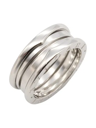 BVLGARI 2010S 18K WHITE GOLD B.ZERO1 RING