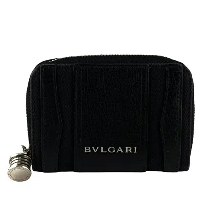 BVLGARI LEATHER COIN PURSE/COIN CASE (PRE-OWNED)