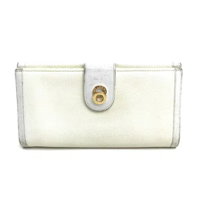 BVLGARI LEATHER LONG WALLET (BI-FOLD) (PRE-OWNED)