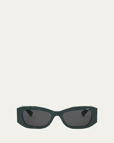 BVLGARI ROMA RECTANGLE SUNGLASSES