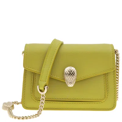 BVLGARI BVLGARI SERPENTI FOREVER LEATHER MICRO BAG