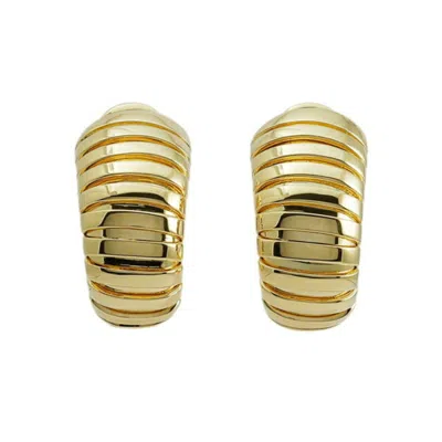 BVLGARI YELLOW (18K) CLIP EARRINGS (PRE-OWNED)