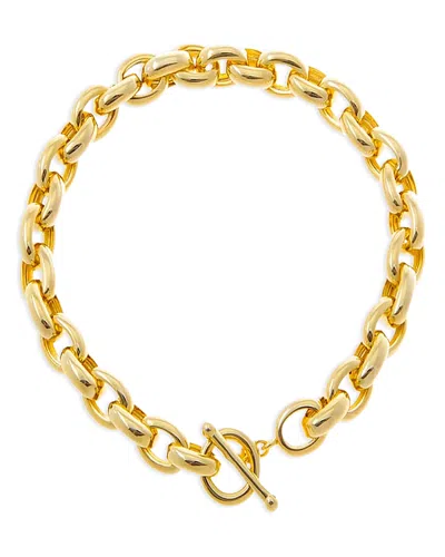BY ADINA EDEN CHUNKY CHAIN LINK TOGGLE BRACELET