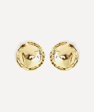 BY ALONA BY ALONA 18CT GOLD-PLATED DUNE CLIP-ON EARRINGS