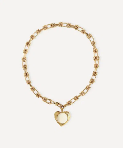 BY ALONA BY ALONA 18CT GOLD-PLATED EVA PENDANT NECKLACE