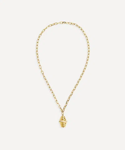 BY ALONA BY ALONA 18CT GOLD-PLATED LIVIA PENDANT NECKLACE