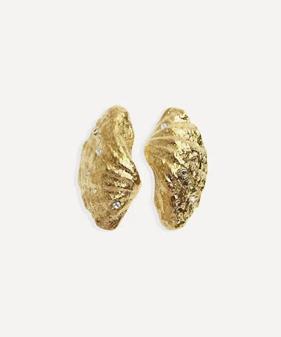 BY ALONA BY ALONA 18CT GOLD-PLATED MAYA STUD EARRINGS