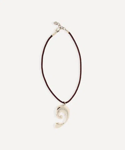 BY ALONA BY ALONA SILVER-PLATED CARLOTTA PENDANT NECKLACE