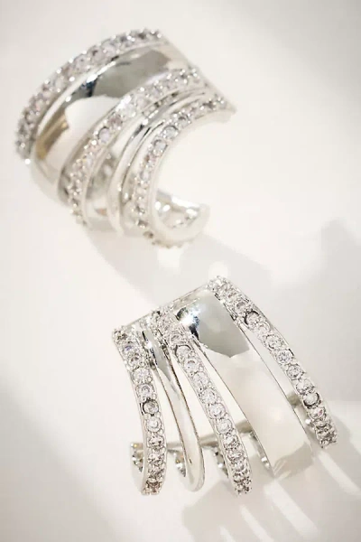 BY ANTHROPOLOGIE DELICATE CRYSTAL EARRINGS