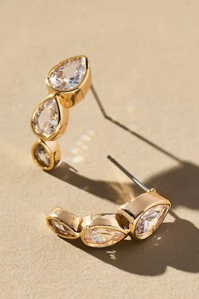 BY ANTHROPOLOGIE MULTI CRYSTAL DROP EARRINGS