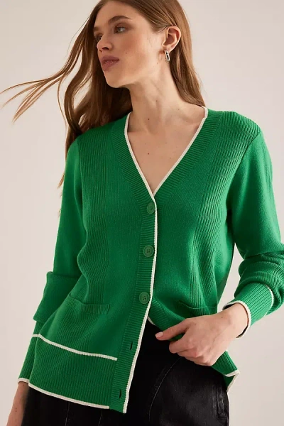 BY ANTHROPOLOGIE V-NECK CARDIGAN SWEATER