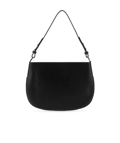 BY FAR BY FAR ISSA LOGO PLAQUE SHOULDER BAG