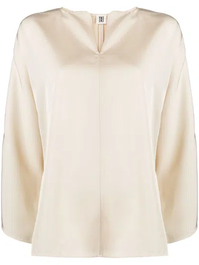BY MALENE BIRGER CALIAS V-NECK BLOUSE