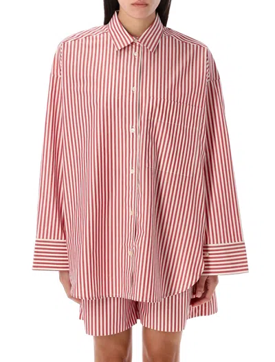 BY MALENE BIRGER BY MALENE BIRGER DERRIS ORGANIC COTTON STRIPED SHIRT