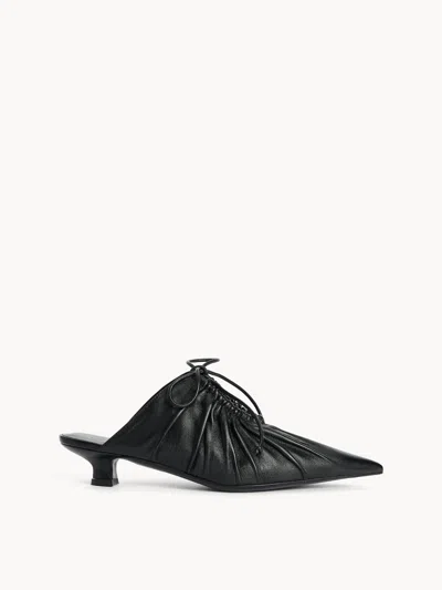 BY MALENE BIRGER MASEY LEATHER MULES