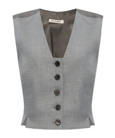 BY MALENE BIRGER V-NECK SINGLE-BREASTED WAISTCOAT