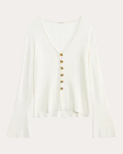 BY MALENE BIRGER WOMEN'S CIRELLA RIBBED COTTON-BLEND CARDIGAN