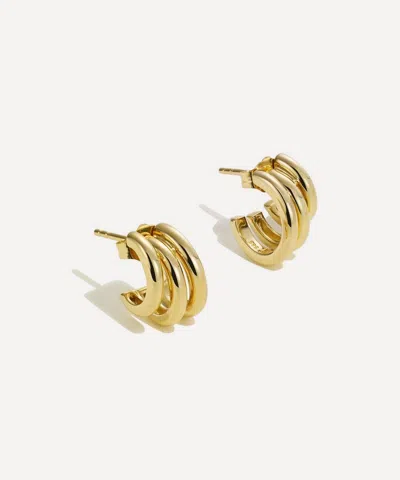 BY PARIAH BY PARIAH 14CT GOLD CLASSIC EARRING STACK