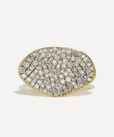 BY PARIAH BY PARIAH 14CT GOLD DIAMOND CLUSTER RING