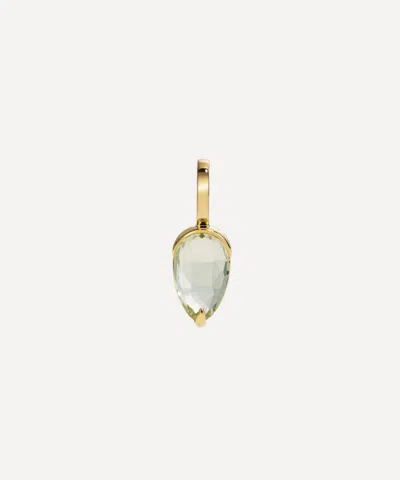 BY PARIAH BY PARIAH 14CT GOLD GREEN AMETHYST ACORN PENDANT