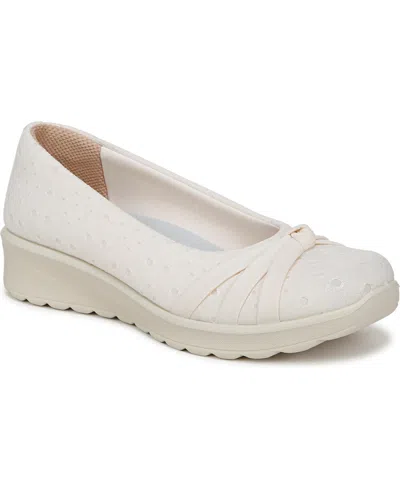 BZEES WOMEN'S GEM 2 WASHABLE ROUND TOE BALLERINA FLATS