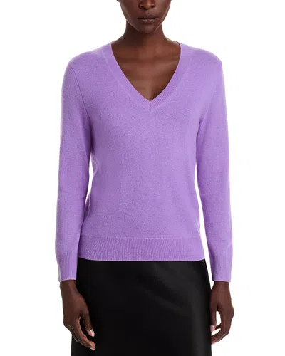 C BY BLOOMINGDALE'S C BY BLOOMINGDALE'S CASHMERE CASHMERE V NECK SWEATER - EXCLUSIVE