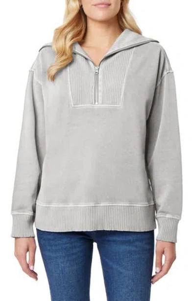 C&C CALIFORNIA C & C CALIFORNIA HAILEY SUN WASHED FLEECE ZIP PULLOVER