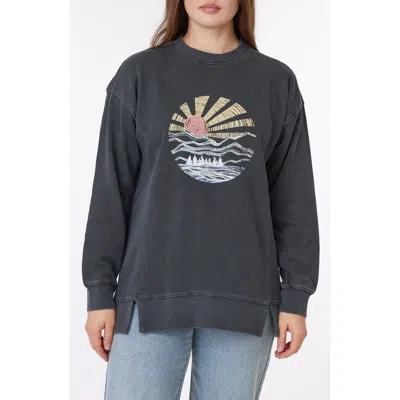 C&C CALIFORNIA C & C CALIFORNIA MAISE HIGH LOW SWEATSHIRT