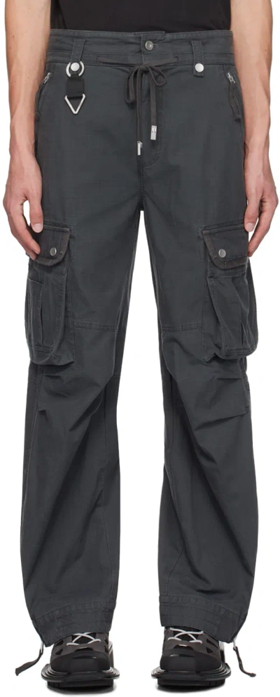 C2H4 GRAY VOLCANO CARGO PANTS