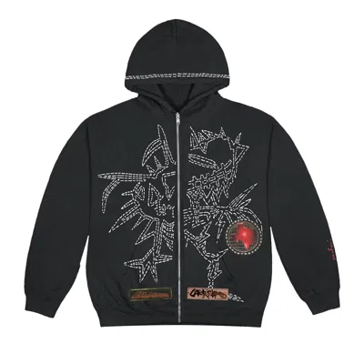 CACTUS JACK BY TRAVIS SCOTT CACTUS JACK BY TRAVIS SCOTT BLACKOUT ZIP UP HOODIE 'BLACK'