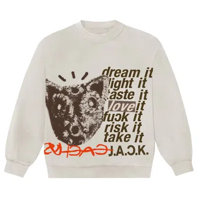 CACTUS JACK BY TRAVIS SCOTT CACTUS JACK BY TRAVIS SCOTT D.L.T.L.F.R.T. CREWNECK 'CREAM'